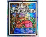 New Hampshire State Vinyl Reflective Souvenir Decal with Glitter - $6.99