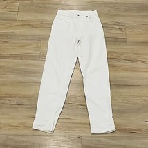 Vintage Levi&#39;s 950 Jeans 26 x 30 White Orange Tab USA Relaxed Tapered Sz 6 - £35.97 GBP