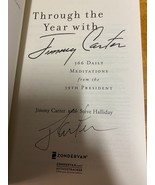 Jimmy Carter Signed Through The Year HC Book*AUTOGRAPHED, POTUS, RARE* - $237.49
