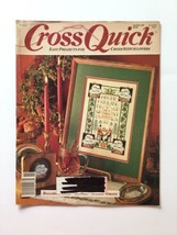Cross Quick Cross Stitch  Magazine October November 1989 Volume 2 Number 1 - $4.94