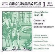 Johann Sebastian Bach : Concertos For oboe CD (2000) Pre-Owned - $15.20