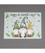 St Patricks Day Irish Gnomes Shamrocks Large 4.5in x 5in Refrigerator Ma... - £2.71 GBP