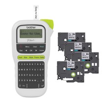 Brother P-Touch, PTH110BP, Easy Portable Label Maker Bundle (4 label tapes inclu - £80.25 GBP