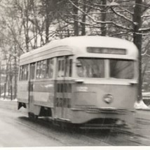 1962 District of Columbia Transit DC #1122 Interurban Train B&amp;W Photograph - £9.40 GBP