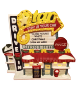Coca-Cola Town Square Collection  &quot;Star Drive-In&quot; W/Light Chord 1998 - $560.77 MXN