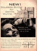 1959 Print Ad of Murine Eye Drops pretty women nostalgic b2 - $24.11