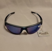 Piranha Edge Sport Mens Wrap Sunglasses Frosted Blue Fade Style 60077 - £6.95 GBP