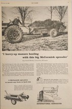 1960 Print Ad International Farmall Tractor Pulls McCormick Spreader Chicago,IL - $19.78