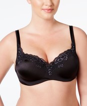 Bali Womens One Smooth U Balconette Shaping Underwire Bra,Black With Private,42D - £31.06 GBP