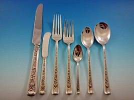 Windsor Rose by Watson Sterling Silver Flatware for 8 Set Service 60 pieces - £2,890.14 GBP