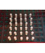 Lot of 30 White Vintage 1971 Battleship Strategy Board Game #4730 Pegs M... - $9.49