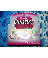 Schick Quattro for Women Replacement blades W/ Aloe &amp; Duo-Vitamin Complex - $421.20 MXN