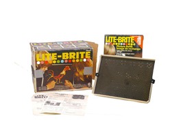 Hasbro Lite Brite toy 1981. Original box, 32 paper design refills, instr... - $80.10
