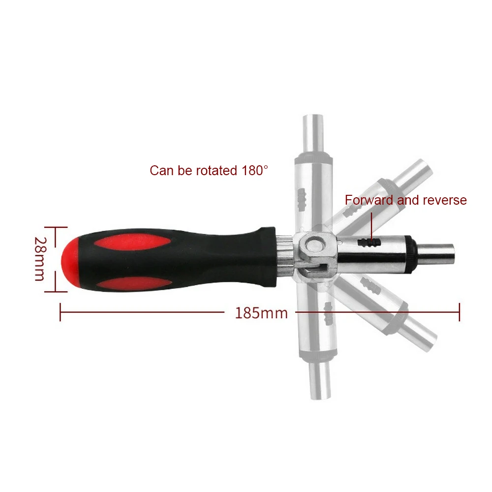 Rachet scewdriver 1 4 hex ratchet bit handle screwdriver driver maintenance hand tools thumb200