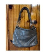 Classic Black Rivet Shoulder Bag with Studded Details - $1,140.41 MXN