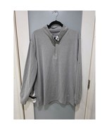 GreenSide Golf Quarter Zip Pullover Mens L Gray Lightweight Long Sleeve ... - $353.40 MXN