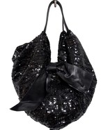 Valentino Large Black Sequin Bow Bag - $1,272.04