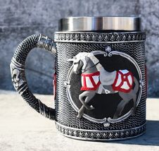 The Trail Of Painted Ponies Crusader Knight Cavalier Medieval Horse Tank... - $34.99