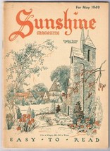 Vintage Sunshine Magazine May 1949 Feel Good Easy To Read - $3.95
