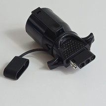 7 Pin to 4 Pin Trailer Plug 7 Way Blade to 4 Way Flat Trailer Light Adapter - £3.87 GBP