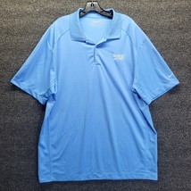 Nike Golf Shirt Mens XXL Blue Dri-Fit Tour Performance &quot;Samuel Adams&quot; Be... - $28.90