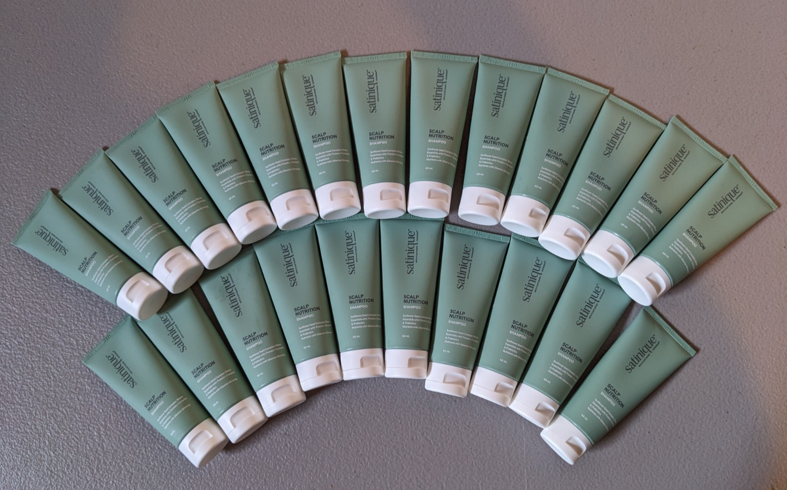 LOT of 23 Satinique Scalp Nutrition Shampoo Travel Size 40ml - $65.55