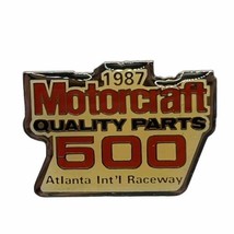 1987 Motorcraft 500 Atlanta Raceway NASCAR Race Racing Enamel Lapel Hat Pin - £6.28 GBP