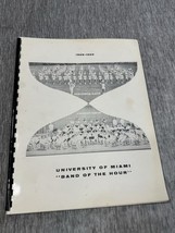 Vintage University of Miami Hurricanes &quot;Band of the Hour&quot; 1958-1959 Prog... - $49.49