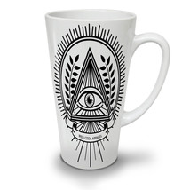 Triangle Crest NEW White Tea Coffee Latte Mug 12 17 oz | Wellcoda - £16.99 GBP+