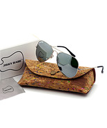 Top Brand Name Aviator Sunglasses Retro 3025 Metal Glass Full Silver Mir... - $19.99