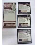 Dungeons &amp; Dragons Wrath of Ashardalon Double Sided Villain Stat Cards - $186.88 MXN