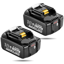 2Pack 6.0Ah Battery For Makita 18V LXT Li-ion BL1860 BL1850 BL1830 Cordl... - £32.92 GBP