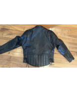 Black Biker Embossed Indian Head Leather King&#39;s Jacket Sz. 48 - $251.97 CAD