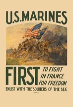 U.S. Marines - First to fight in France for Freedom - £15.96 GBP