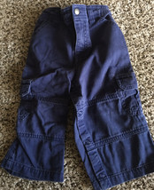 * WonderKids Baby Boys  Pants size 18 mo,  blue/navy,  cotton - £4.63 GBP