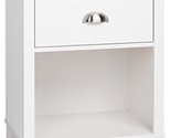 White Prepac Yaletown Tall Nightstand With One Drawer. - $127.93