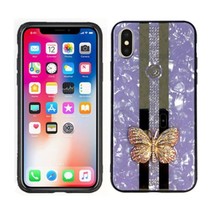 for iPhone X/Xs Fashion Design Butterfly Case PURPLE - £5.28 GBP