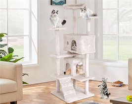 70&quot; Cat Tree for Indoor Cats - Multi-Level Tower Kitten to Large Cats He... - $86.62