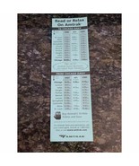 Read or Relax on Amtrak to Chicago Daily Bookmark Timetable April 27 2003 - £9.39 GBP