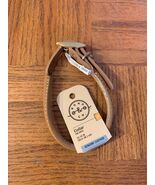 Dog Collar Size Small Genuine Leather Tan-Brand New-SHIPS N 24 HOURS - $41.24 CAD