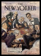 COVER ONLY The New Yorker February 12 1996 All In by Edward Sorel - £11.10 GBP