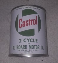 Castrol 2 Cycle outboard motor oil - unopened 1/2 Half Pint - $46.74
