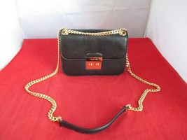 Michael Kors Sloan Editor Medium Chain Shoulder Bag, Cross-Body $278 Black #047 - £77.43 GBP