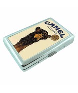 Vintage Turkish Cigarette Smoking Ad Metal Silver Cigarette Case - $22.95 CAD