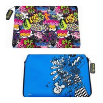 Disney Parks D-Tech Reversible Tablet Pouch Neoprene Graffiti Zip Top Mu... - £15.40 GBP