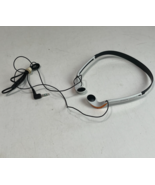 Sony MDR W014 Sports Walkman White Orange In Ear Headphones Tested Works! - $19.79