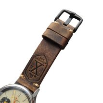 London Craftwork Premium Thick Italian Leather Handmade Watch Strap 20mm Flottig - £30.01 GBP