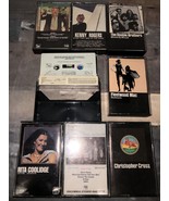 Lot of 8 cassette tapes 80’s Country &amp; More Kenny Rogers Fleetwood Mac B... - £17.13 GBP