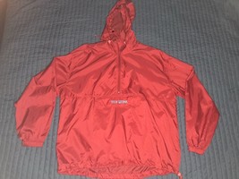 Vesi Sportswear Jacket Windbreaker Pullover Ole Miss University MS Red L... - $12.00