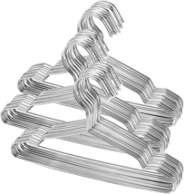 Tosnail 50 Pack Stainless Steel Small Kids Hangers, Heavy Duty Children&#39;S Clothe - £29.82 GBP
